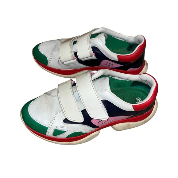 Tory Burch sport leather multicolor leather Velcro sneaker shoes women’s 8 - Picture 6 of 8